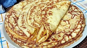 БЛИНЫ на Молоке и Кипятке - Вкусно и Просто! Заварные БЛИНЧИКИ получаются с первого раза!