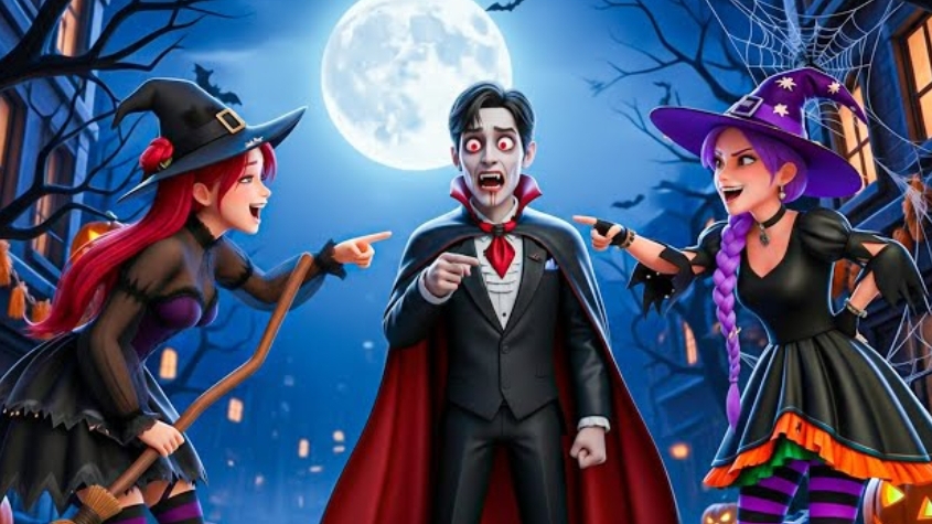 Руми и Мира против Джину. Хэллоуин. Охотники на демонов.