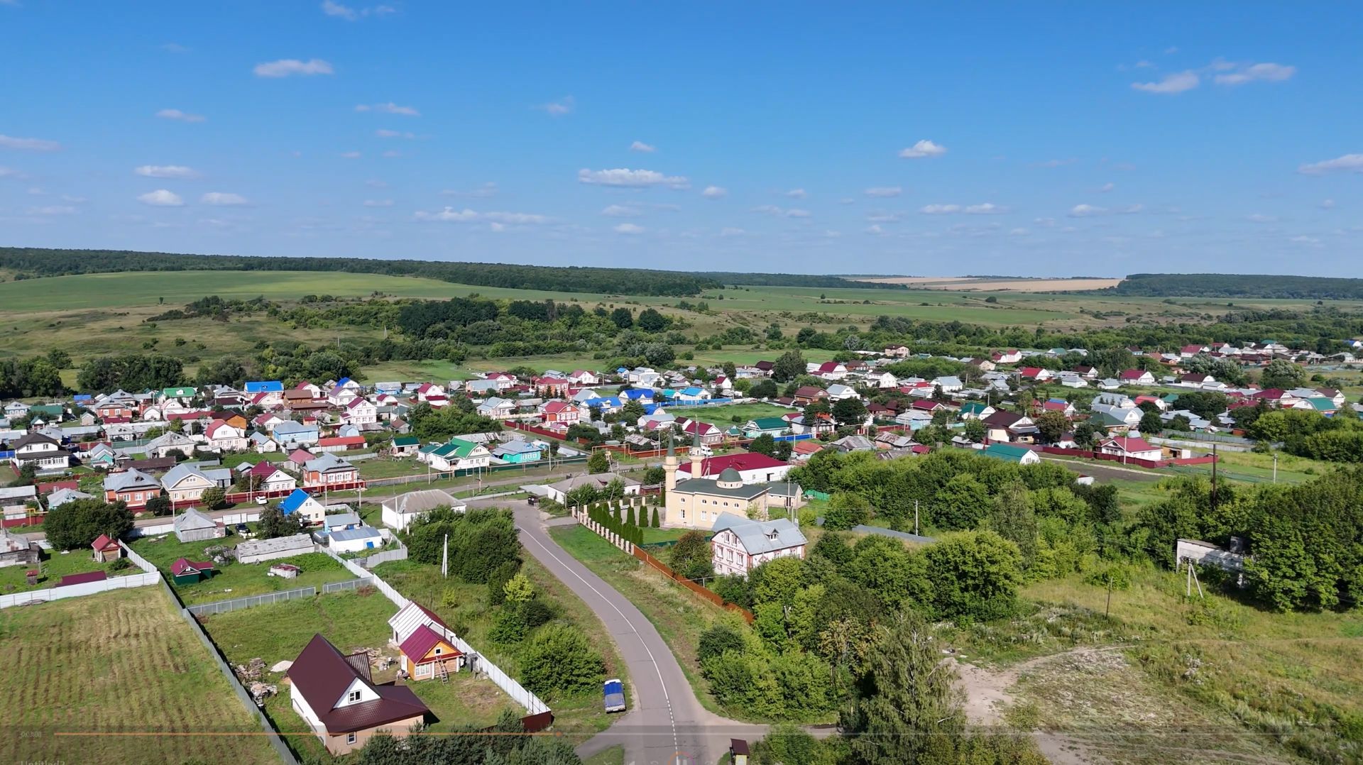 Село Анда | Аэросъёмка | Красота родного края смотреть онлайн