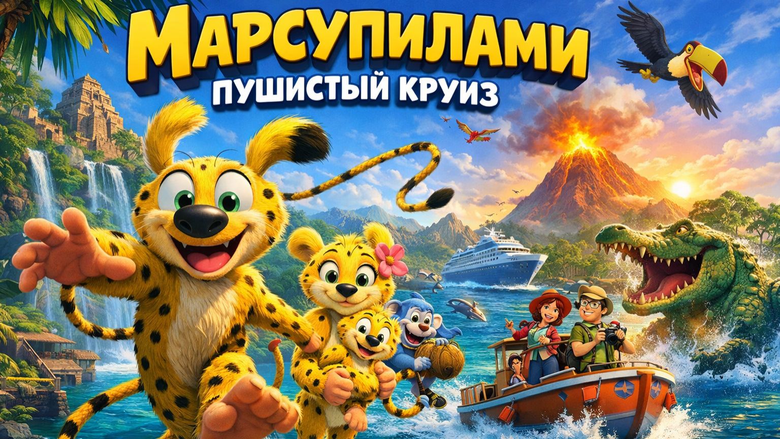 _Марсупилами. Пушистый круиз — Русский трейлер (Дубляж, 2026)