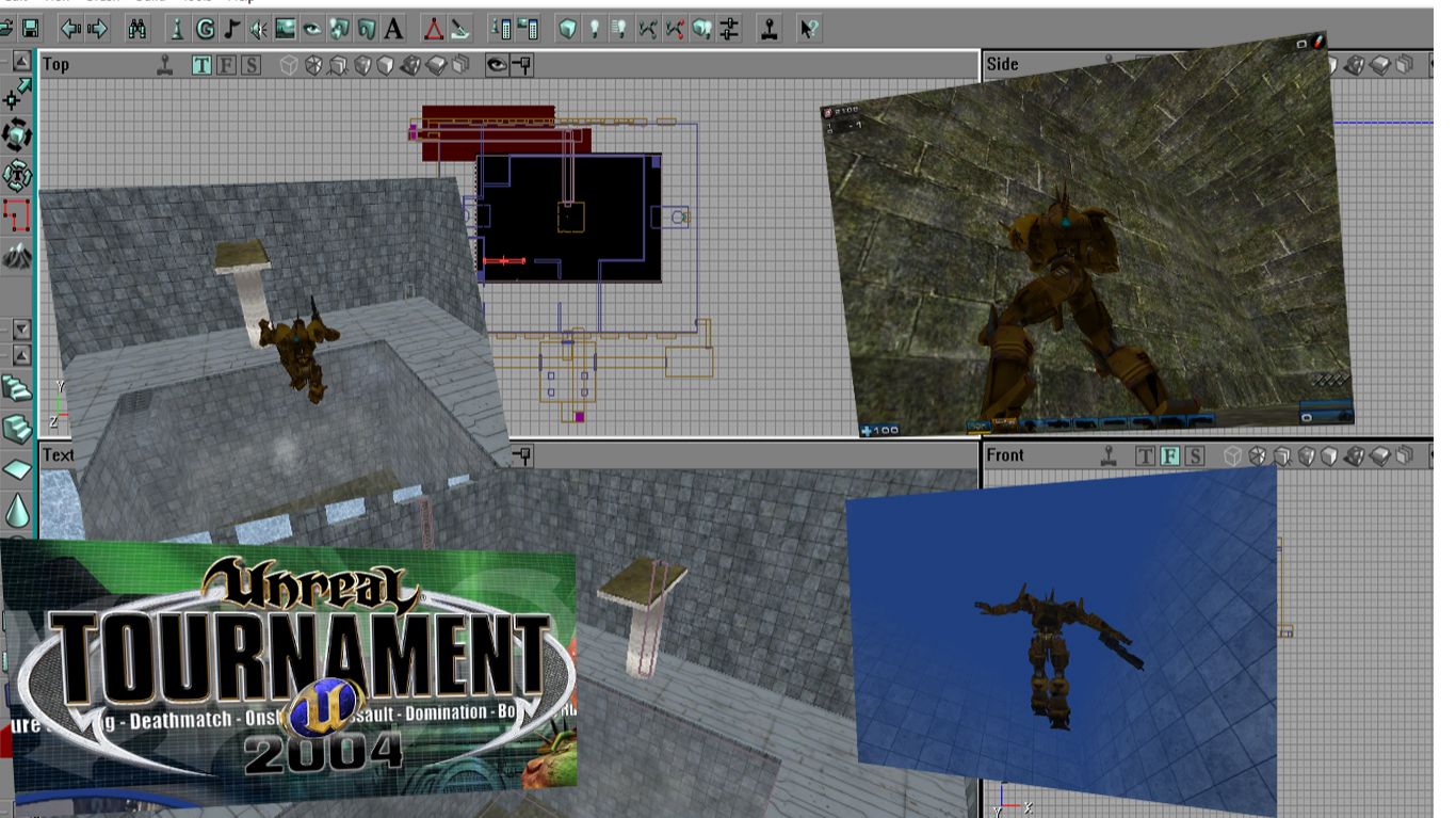 Доделал геометрию своей новой карты для UT2004
