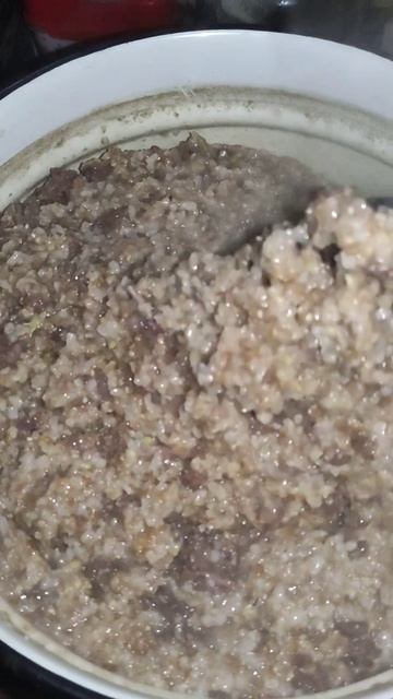 Каша для собак…