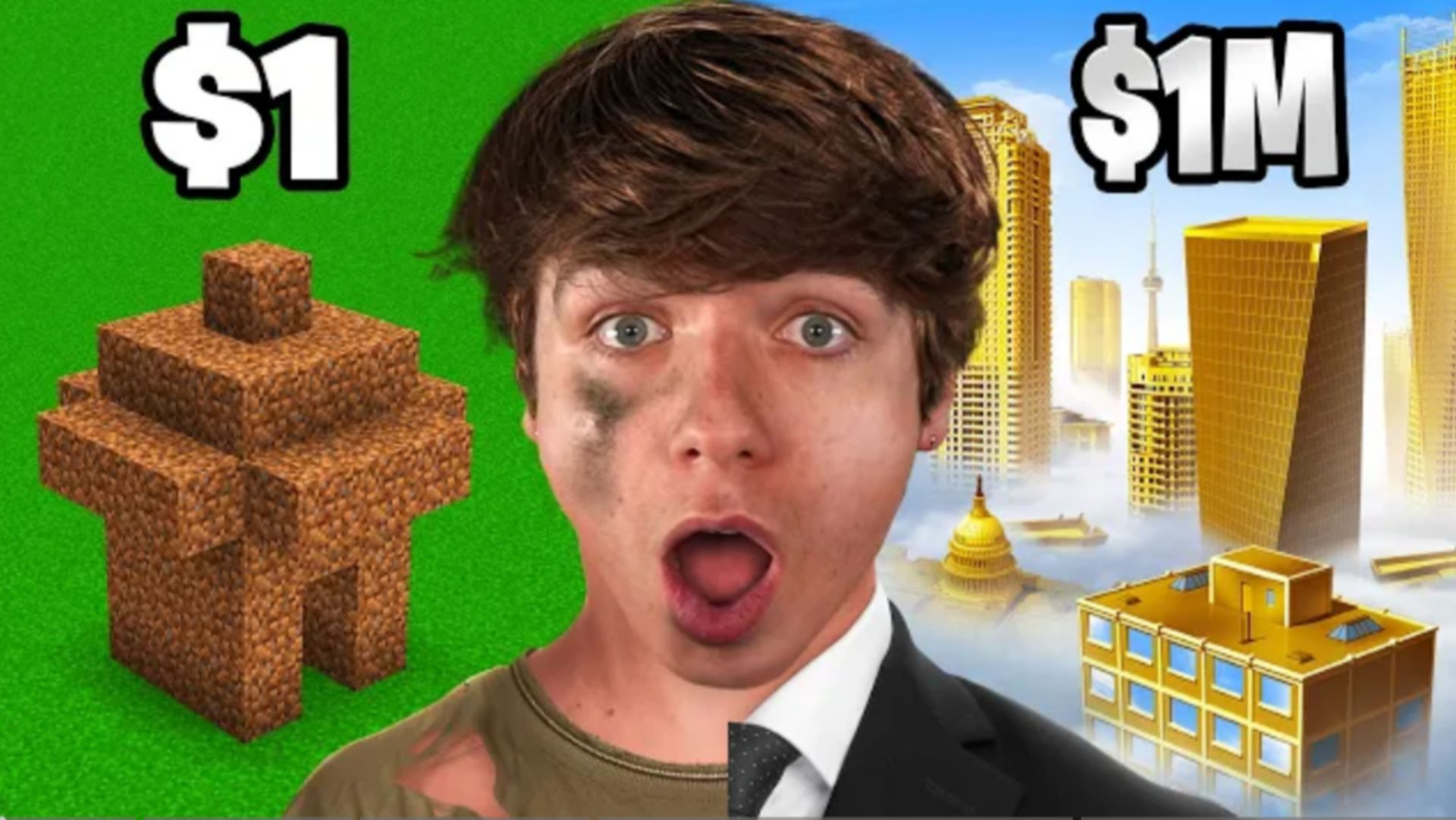 Mr.BEAST (МИСТЕР БИСТ) ГОРОД ЗА 1$ & ГОРОДА ЗА 1000000$ В МАЙНКРАФТ, НОВОЕ ВИДЕО ПРО МАЙНКРАФТ 2026 смотреть онлайн