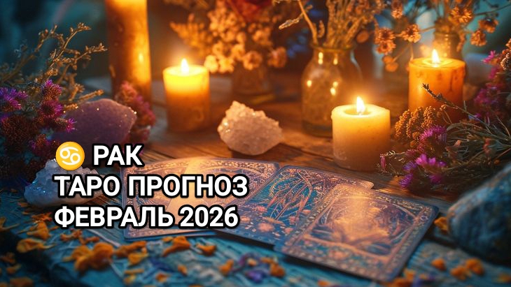 ♋ РАК ❄️ ТАРО ПРОГНОЗ НА ФЕВРАЛЬ 2026 смотреть онлайн