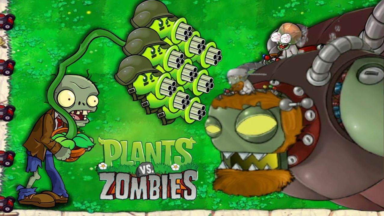 Зомби против растений! Plants vs Zombies ПвЗ PvZ Растения против Зомби смотреть онлайн