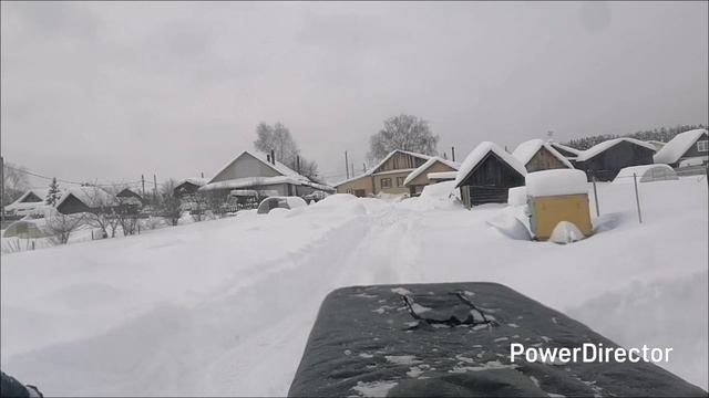 Очередной снегопад, снова толкаем снег 08.02.26 смотреть онлайн