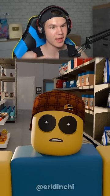 ПОВ: МАМА ОСТАВИЛА ТЕБЯ НА КАССЕ ROBLOX!😅 #shorts #шортс #roblox #роблокс #мем #прикол #юмор #мемы