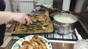 Готовлю 2 вторых/ Крылья и печень/ Общение/