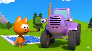 ВЕСЁЛЫЙ ДЕТСКИЙ ХИТ С ИГРАМИ И СЧЁТОМ | СИНИЙ ТРАКТОР | МАША И МЕДВЕДЬ | ДЕТЯМ