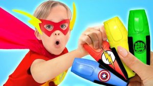 Детские супергерои спасают положение и другие забавные истории