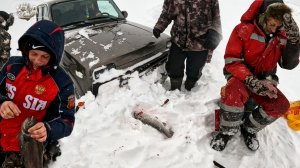 ПОПАЛИ В МЕТЕЛЬ!!ЛОВЛЯ ФОРЕЛИ со ЛЬДА на ПОСТАВУШКИ!ГЛУХОЗИМЬЕ 2026?