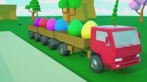Мультики про машинки - Мультфильмы для детей с песенками - Мультики про грузовые машинки