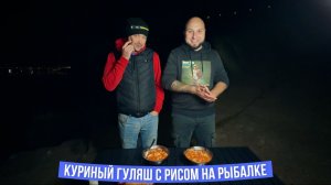 ПРИГОТОВИЛ КУРИНЫЙ ГУЛЯШ С РИСОМ НА РЫБАЛКЕ. НИЖНИЙ НОВГОРОД, РЕКА ОКА (Видео от 16.09.25г.)