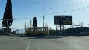 Ялта. По ул.Коммунаров от ост.Нижний Таксопарк, до ул.Володарского. 28.01.2026. Крым. Crimea. Yalta.