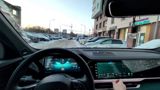 Виджет управления щетками стеклоочистителя на Geely Monjaro смотреть онлайн