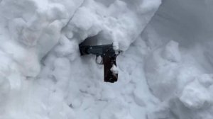 Киллер спрятал пистолет в сугробе после покушения на генерала Алексеева