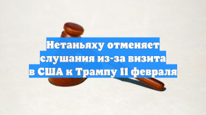 В Израиле отменили два слушания в суде по делу Нетаньяху