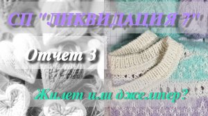 СП "ЛИКВИДАЦИЯ 7" Отчет 3. Жилет или джемпер?