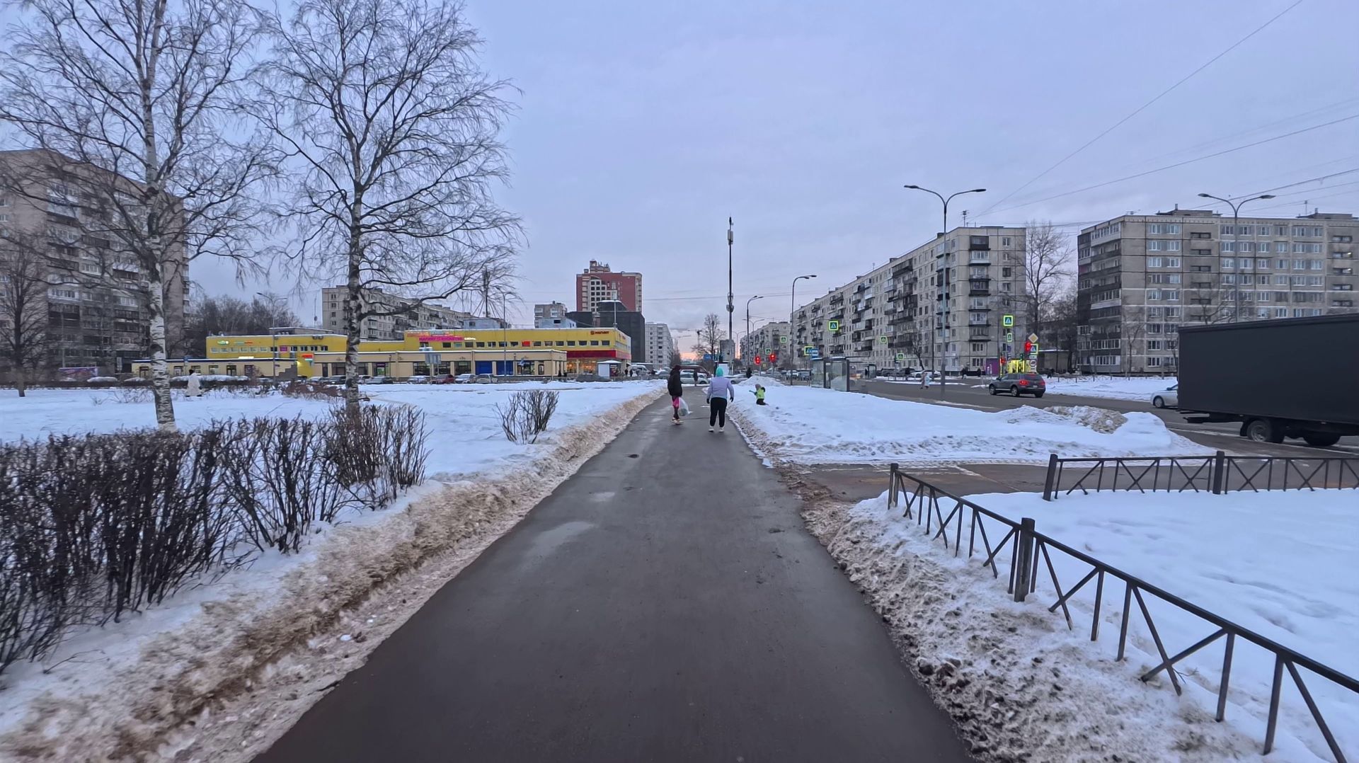 Искровский проспект. Февраль 2026.