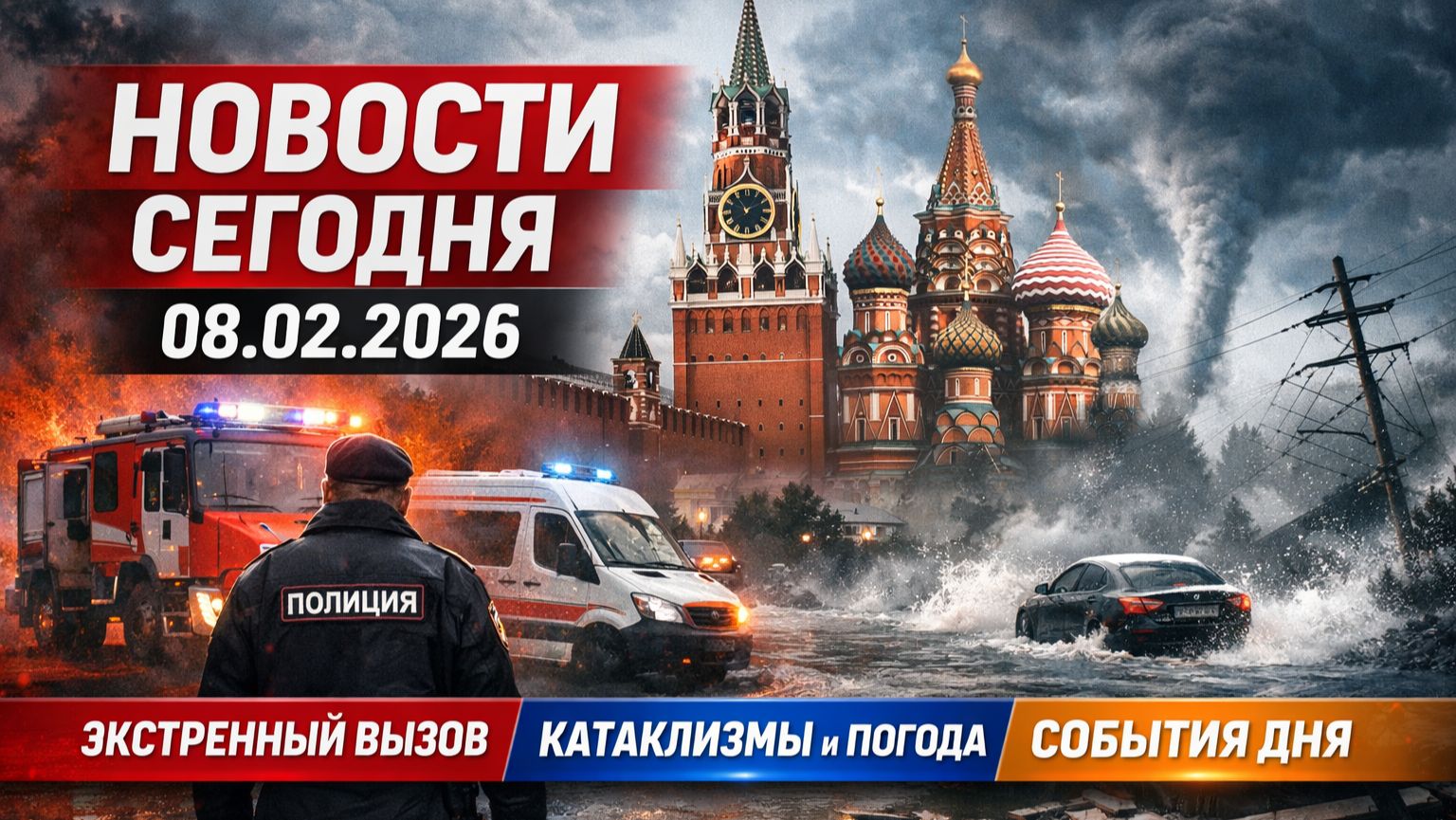 _Новости Сегодня 08.02.2026 - Россия, Москва, Экстренный вызов новый выпуск, Катаклизмы, События Дня смотреть онлайн