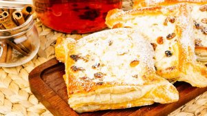 Конвертики с творогом и изюмом