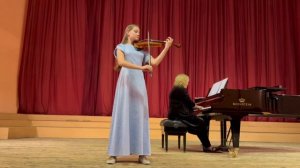 В.Верачини "Ларго",Ф.Крейслер"Прелюдия и аллегро в стиле Пуньяни" исп.Майя Козлова