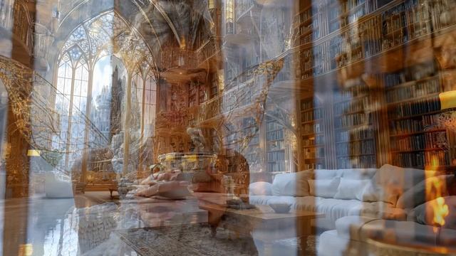 Fantasy 4K video - Зимний замок смотреть онлайн