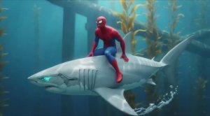 Спайдермен против гигантского монстра человек-паук спайдер халка прикол