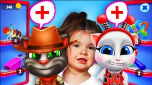 FINALLY All Together! My Talking Tom Friends in REAL LIFE and more Dominika stories
