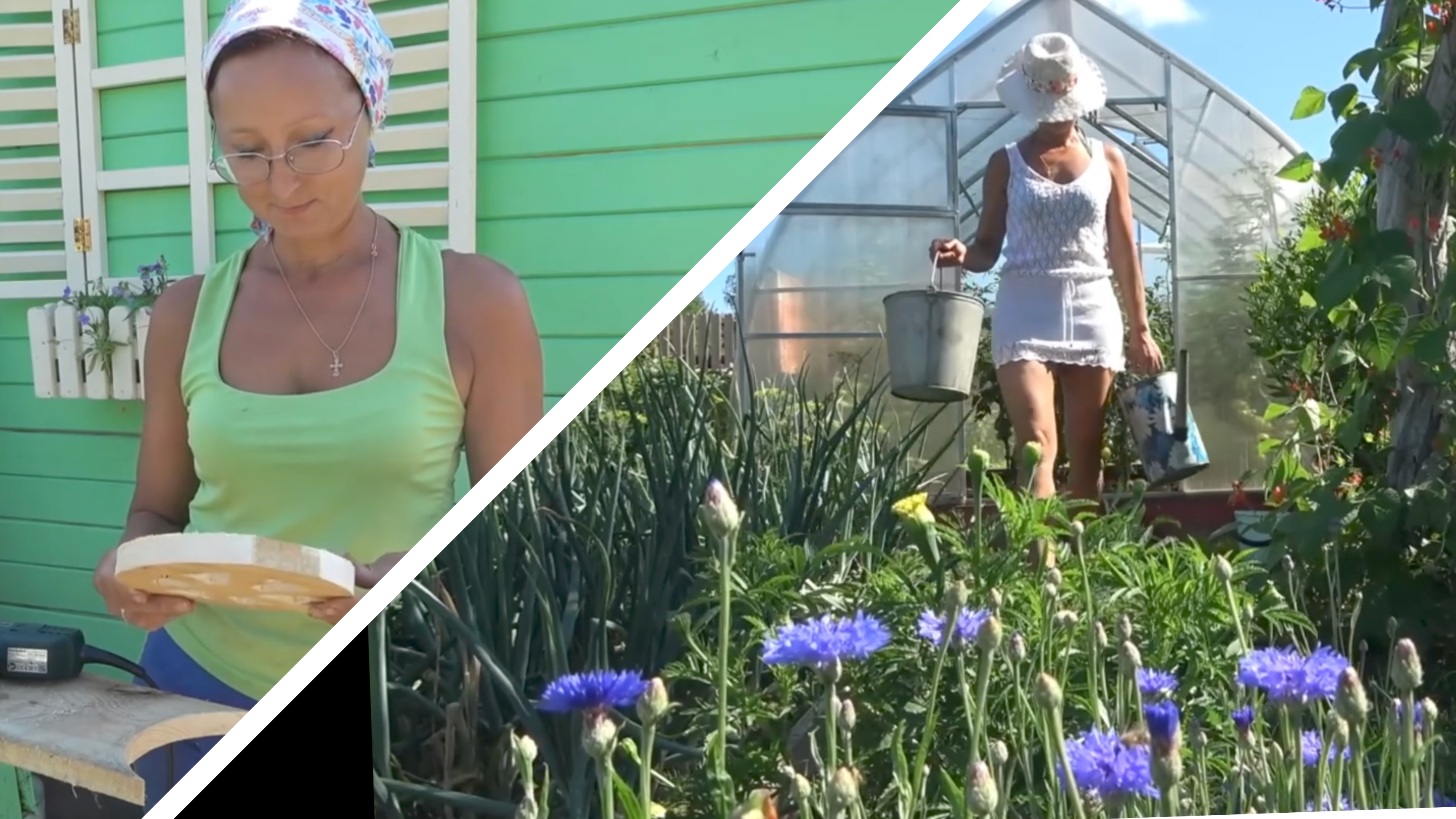 6 соток 11 июля 2021 года. Хроника. Изготовление подставки велосипеда есть отдельное видео. смотреть онлайн