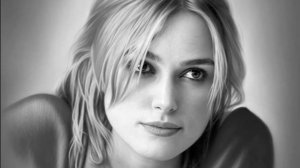 Художник Муса Челик. Женские портреты, созданные карандашом.