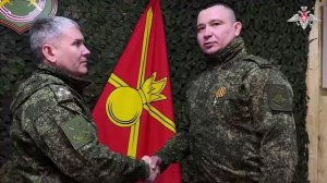 Награждение военнослужащих ГрВ «Север»