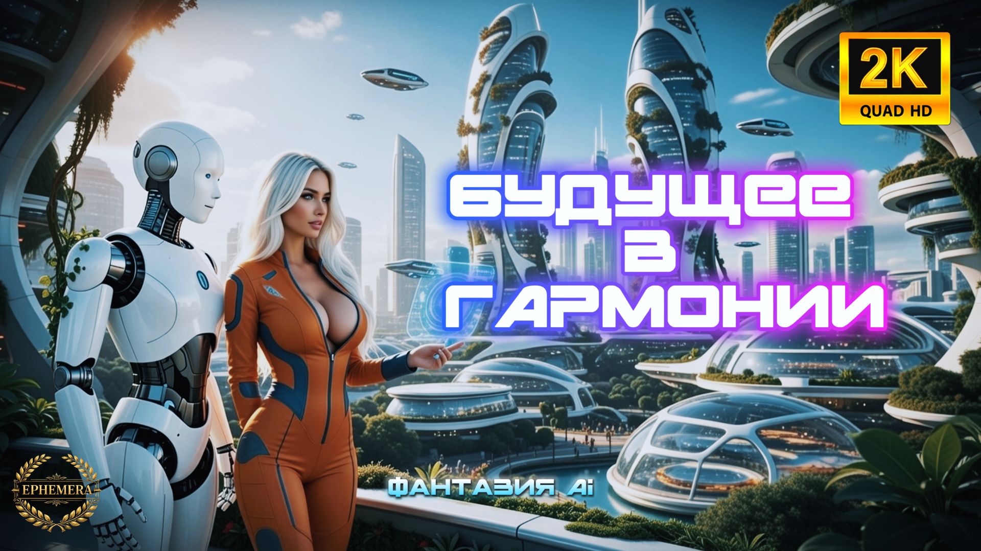 Город будущего: гармония технологий и природы 🌿✨