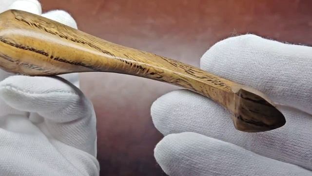 Эргономичный косой держатель пера от Popelpen ПопельПэнЪ из стабилизированного дуба