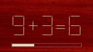 Перемести 1 спичку чтобы равенство 9+3=6 стало верным! 👌 Головоломки со спичками