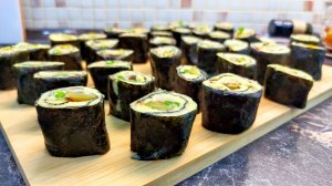 Роллы в Русском стиле. Рецепт закуски с селёдкой.