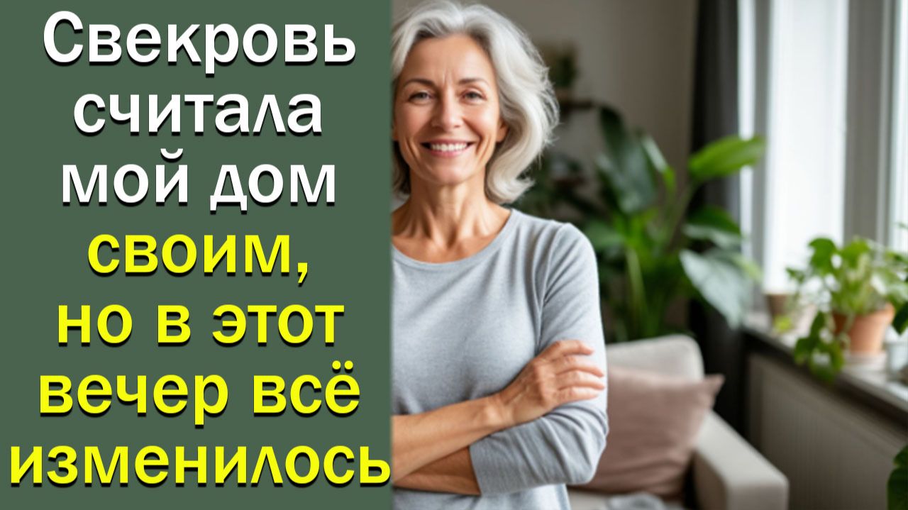 Свекровь считала мой дом своим, но в этот вечер всё изменилось смотреть онлайн