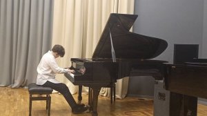Бургмюллер этюд "Гроза", исп. Соболева Светлана , ДШИ Исток города Москвы. 11 лет. 6 класс предпроф