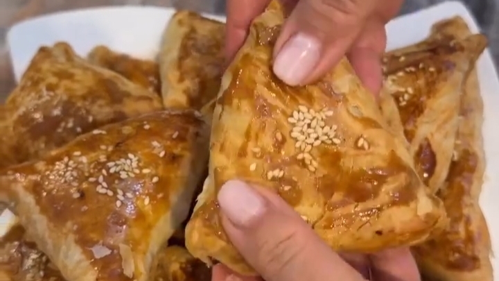 САМСА вкусная, а какая хрустящая…🌮🔥😋