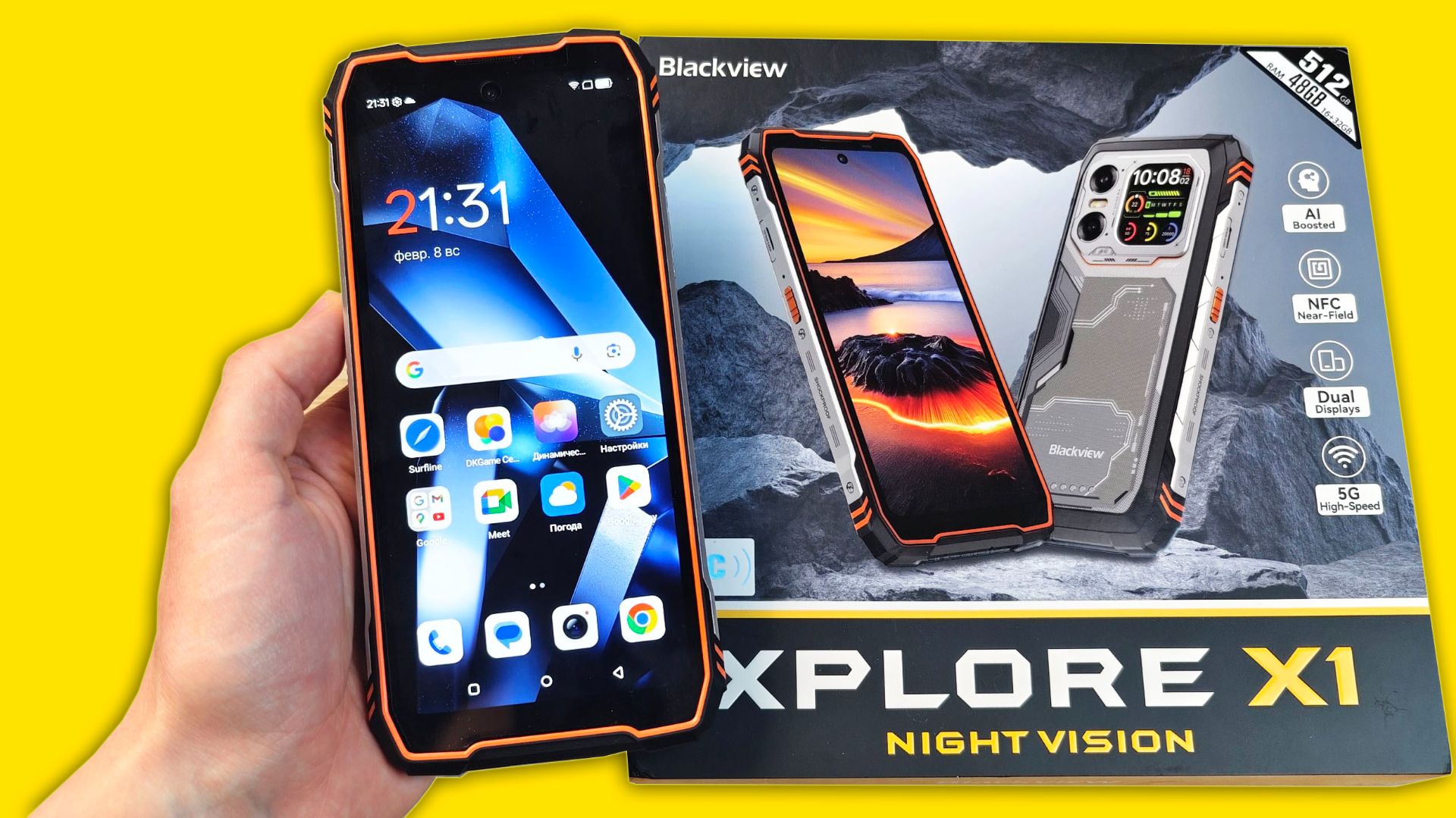 BLACKVIEW XPLORE X1 - 2 ЭКРАНА И БАТАРЕЯ 10000MAH! смотреть онлайн