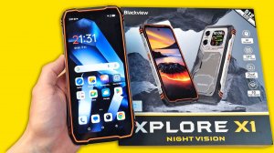 BLACKVIEW XPLORE X1 - 2 ЭКРАНА И БАТАРЕЯ 10000MAH!