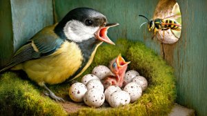 У НАС РОДИЛИСЬ ПТИЧКИ, НО МАТЬ ВЫНЕСЛА СВОЕГО ПТЕНЦА ИЗ ГНЕЗДА