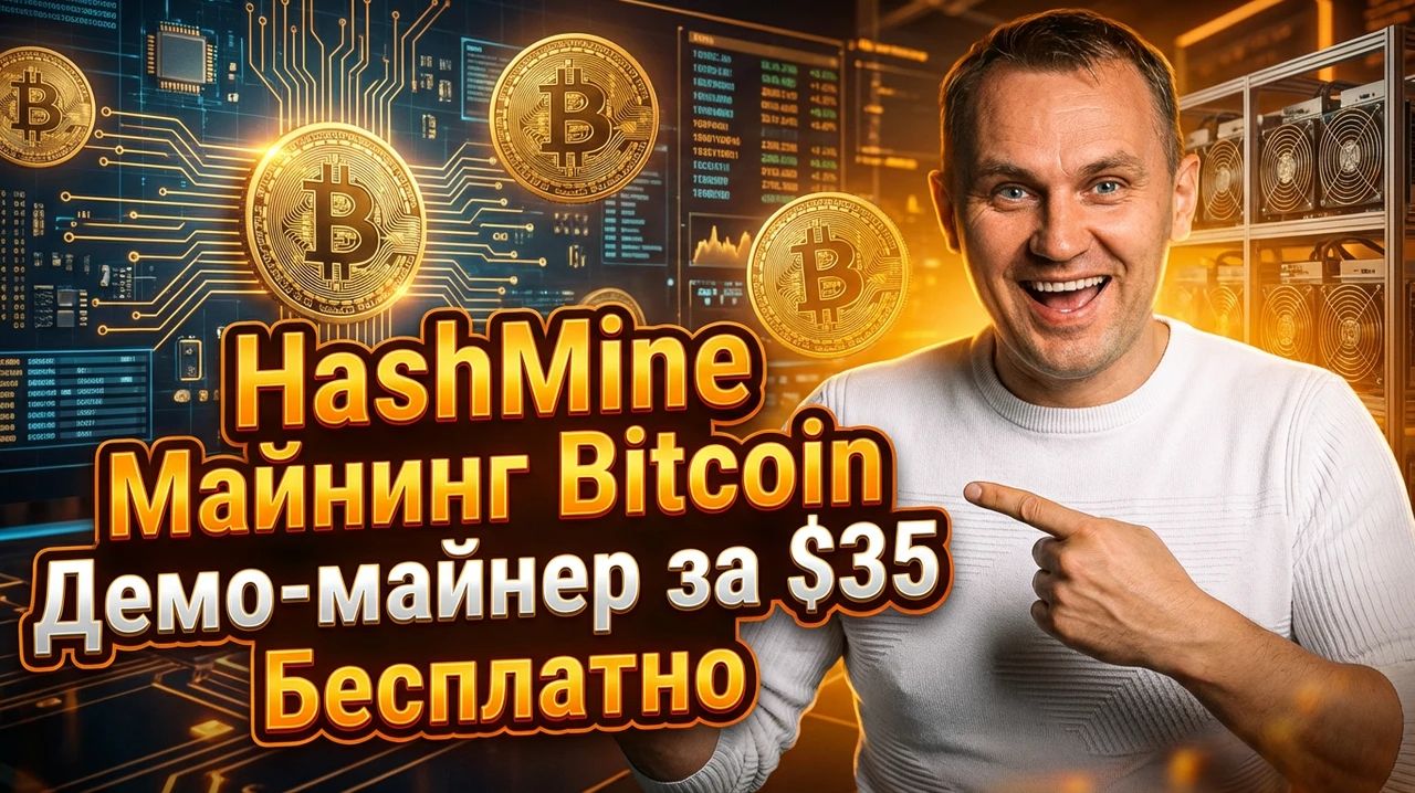 Как начать майнить Bitcoin и монету HMC без вложений. Демо-Майнер HashMine