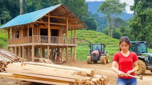 Строю самостоятельно деревянный дом за 200 дней. От начала до конца. Бушкрафт