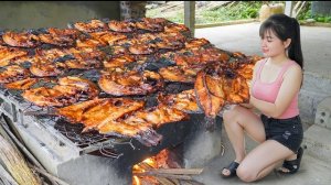 Покупаю много рыбы с фермы. Копчу ее в домашних условиях для продажи. Нхат. Вьетнам