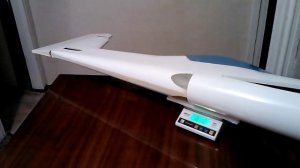 №129- Взвесил за шпатлёванный фюзеляж .