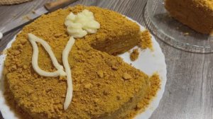 медовик домашний#рецепты #вкусно #торт