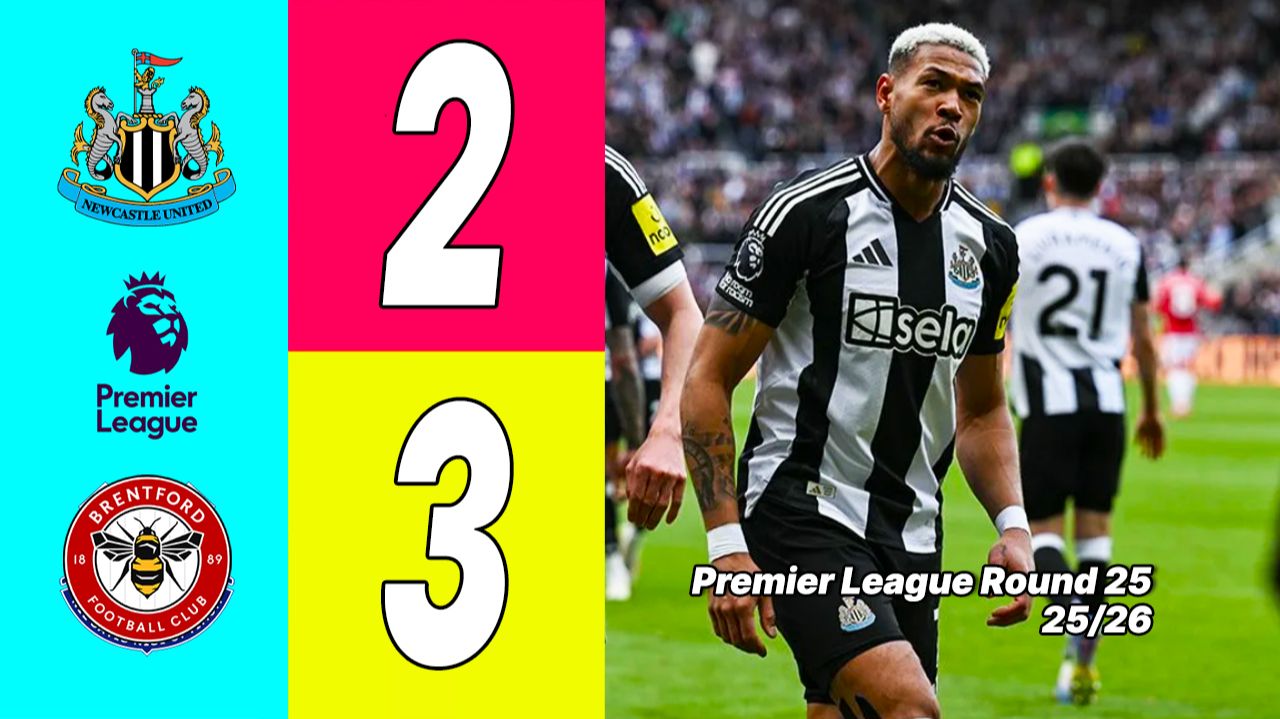 Ньюкасл — Брентфорд. 07.02.2026. Обзор матча. Апл тур 25