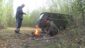 В Тайге на рыбалке!Рассольник на костре!Поиски металла!