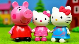 мультики для детей, хеллоу китти, лол, свинка пеппа, кошечки собачки, три кота, маша и медведь